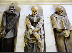 8000 mummies in Capuchin Catacombs In Palermo, Italy